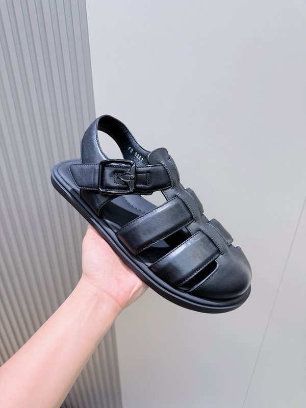 LV 남성 소皮革 샌들 프리미엄 001-243729
