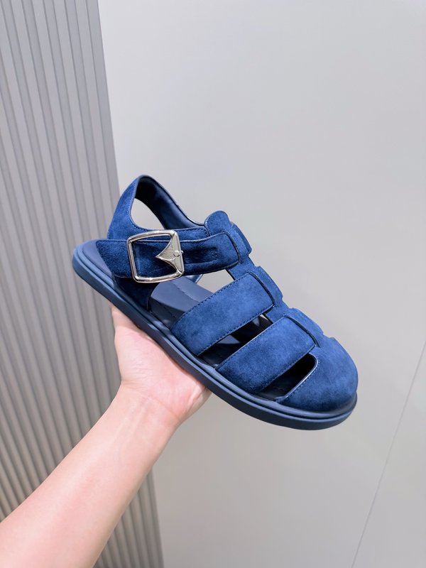 LV 가정 남성 가죽 샌들 001-243730