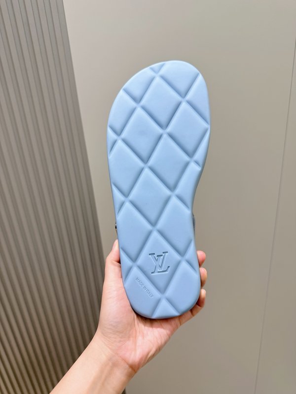 LV 스타일 남성용 가죽 샌들 001-243755
