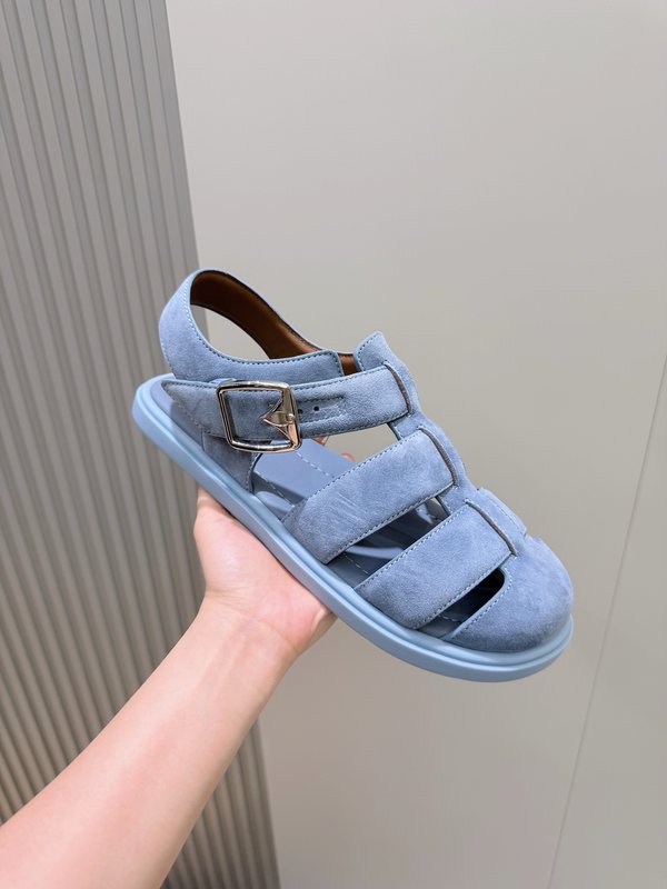 LV 스타일 남성용 가죽 샌들 001-243755
