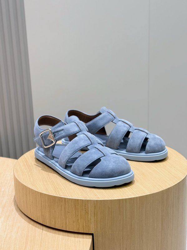 LV 스타일 남성용 가죽 샌들 001-243755
