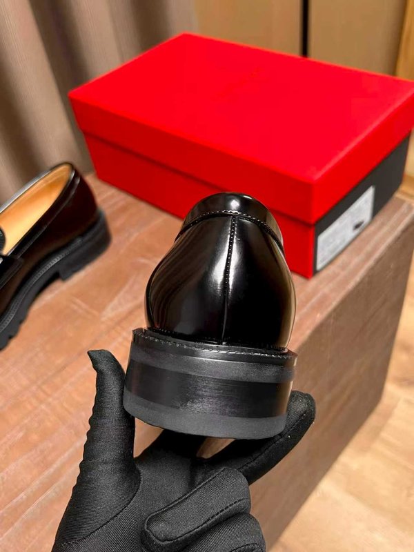 살바토레 페라가모 남성 정장 버클 구두 001-243902