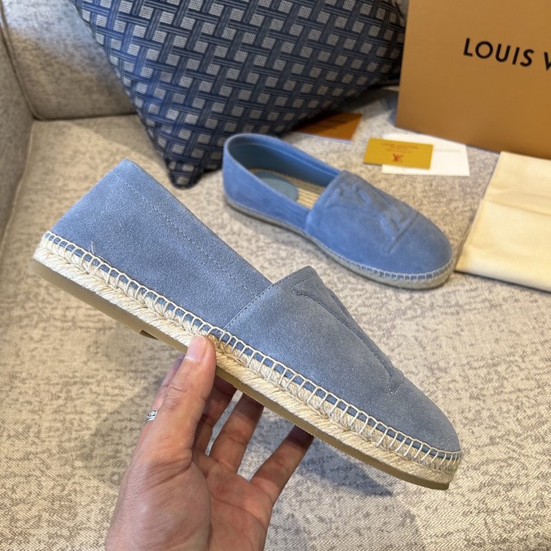LV 뉴버전 송아지 스웨이드 에스파드릴 001-243922