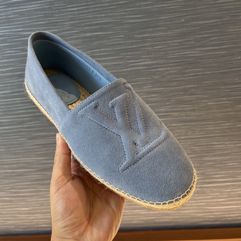 LV 뉴버전 송아지 스웨이드 에스파드릴 001-243922