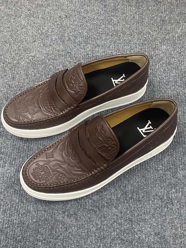LV 신상 진정 비즈니스 캐주얼 슈즈 001-243971