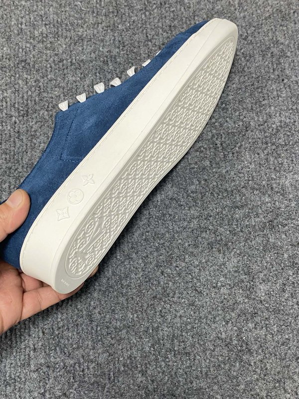 LV 남성용 블루 캐주얼 스니커즈 001-244002