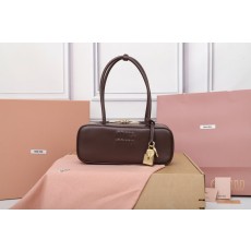 M 브랜드 빈티지 스타일 소가죽 숄더백 001-245861