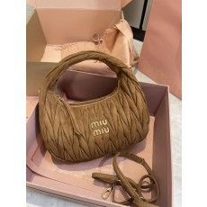 코코아 브라운 사슴 가죽 디테일 여성용 가방 001-245955