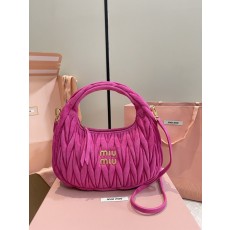 미우미우 스웨이드 가죽 핸드백 빈티지 마감 001-245959