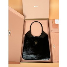 블랙 나플랙 양가죽 토트백 001-245997