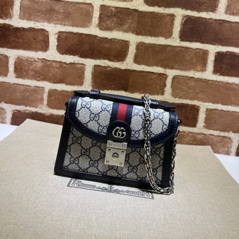 구찌 클래식 프린트 컬러블럭 숄더백 001-246282
