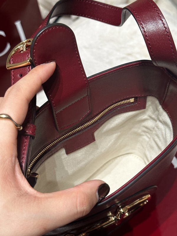 앙코라 레드 여성 핸드백 001-246448