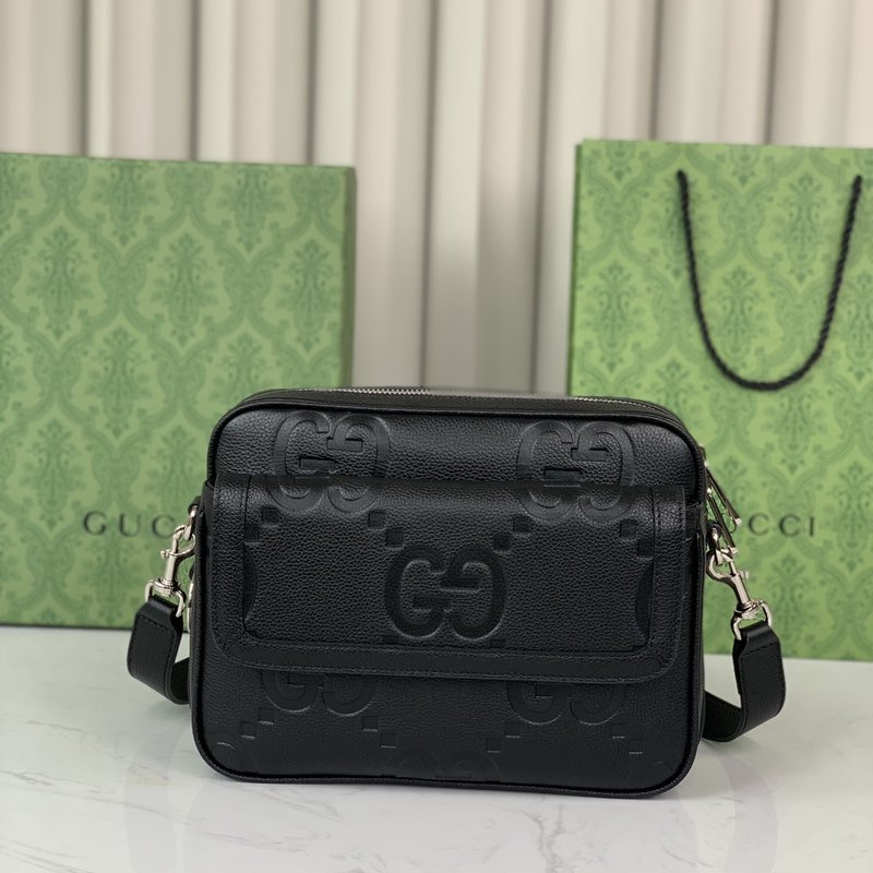 블랙 더블 G 엠보스 미니 숄더백 001-246706