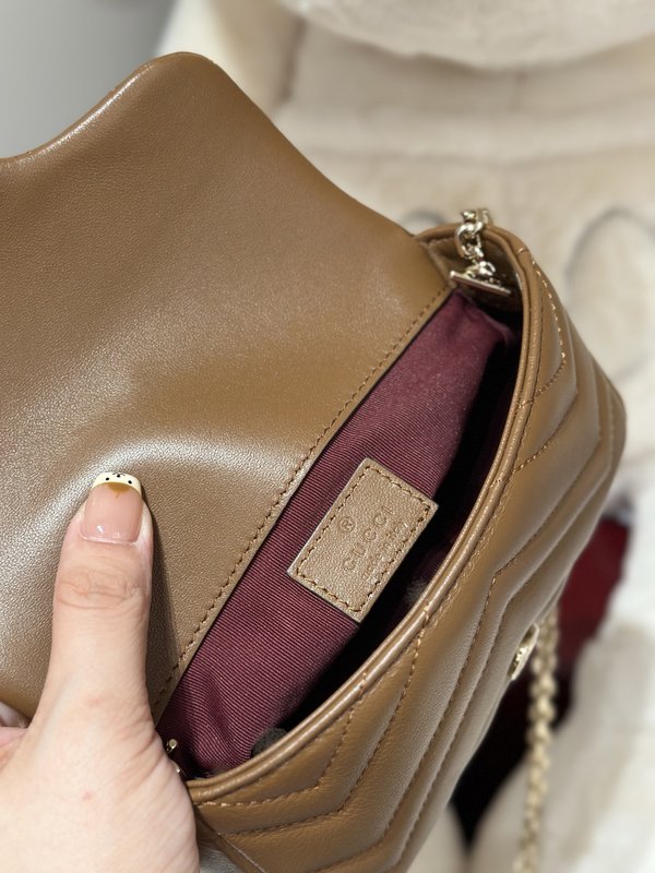 구찌 클래식 브라운 여성 핸드백 001-246755