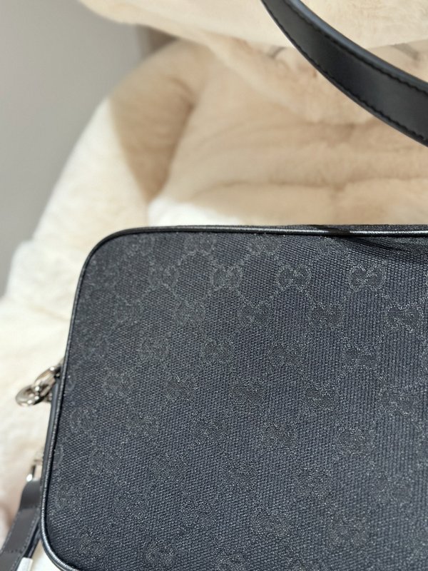 구찌 GG 캔버스 레드그린 스트라이프 토트백 001-247119