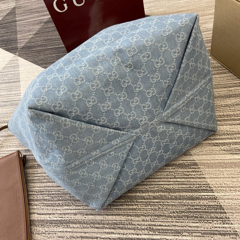 구찌 블루 데님 토트백 001-247197