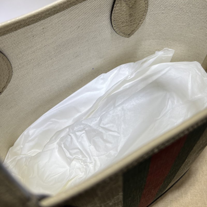 구찌 클래식 스트라이프 베이지 토트백 001-247273