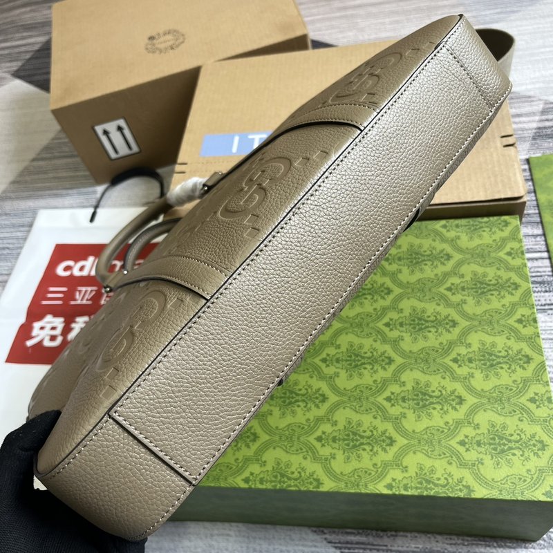 구찌 그레이 리치 그레인 엠보싱 토트백 001-247338