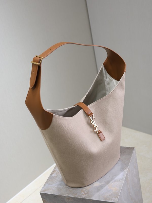 YSL 스타일 대형 버킷 숄더백 001-247507