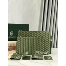 카키 그린 페인팅 여성 핸드백 001-248159