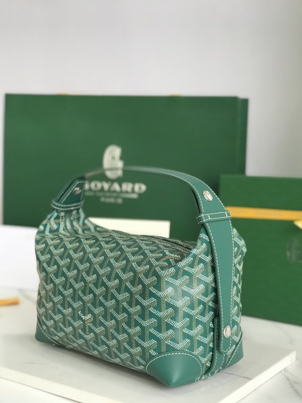 보잉 그린 더블 컴파트먼트 화장 파우치 001-248235
