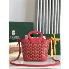 메이홍 코튼 리넌 안감 가죽 핸들 숄더백 001-248237