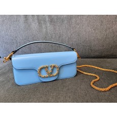 발렌티노 소가죽 빈티지 황동 버클 핸드백 001-248269