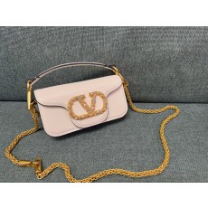 발렌티노 소가죽 빈티지 황동 버클 핸드백 001-248284