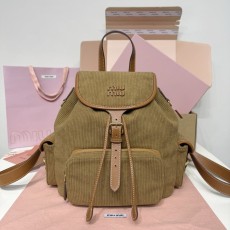 시나몬 코듀로이 아카데미 타일 백팩 001-248354