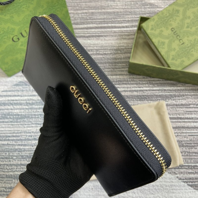 구찌 블랙 가죽 카드지갑 001-248458