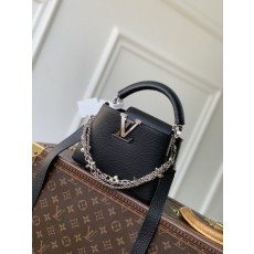 블랙 미니 카푸신 체인 숄더백 001-248701