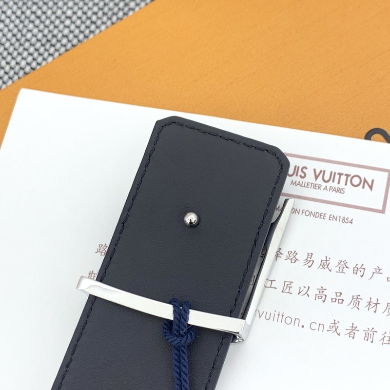 루이비통 양면 엠보스 가죽 벨트 001-248739