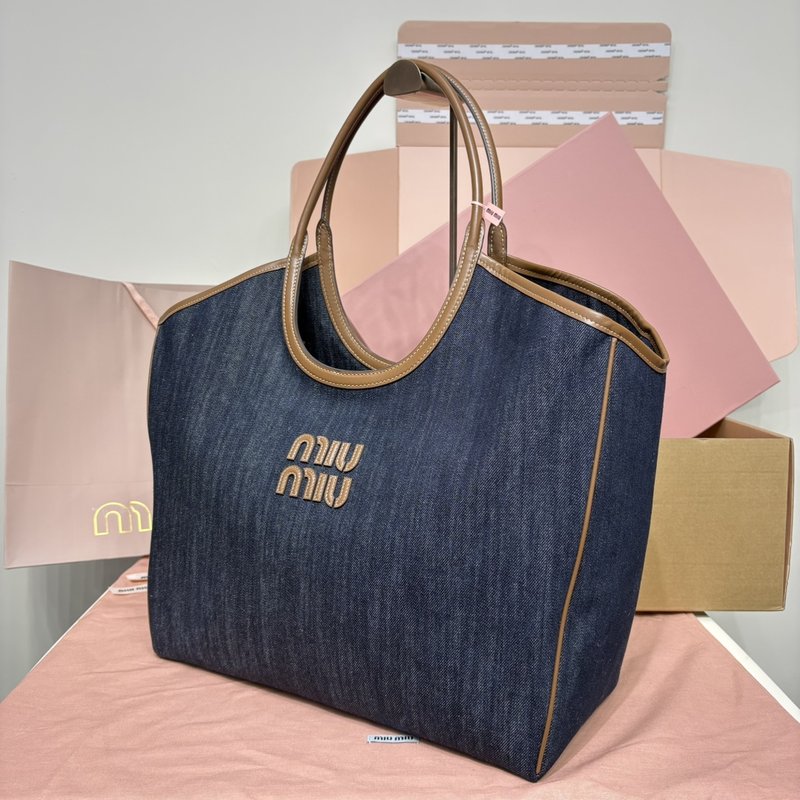 루이비통 데님 캔버스 토트백 001-248750