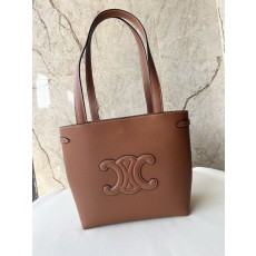 셀린느 아나이스 스몰 그레인드 가죽 토트백 001-249573