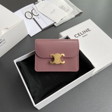 셀린 트라이엄프 광택 소가죽 명함 지갑 001-249591