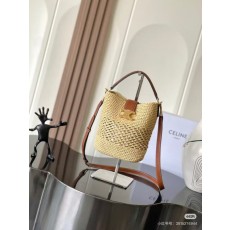 루이즈 스몰 플랜트 소재 버킷백 001-249687