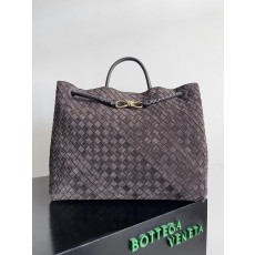 보테가 베네타 안다모 스웨이드 다크브라운 핸드백 001-250090