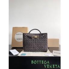 스웨이드 딥브라운 핸드백 001-250094