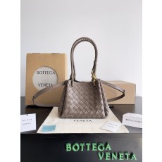 스몰 파인콘 브라운 핸드백 001-250262