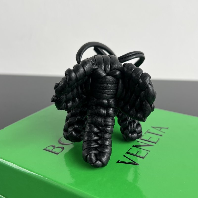 코끼리 모양 수제 편직 가방 장식품 001-250451