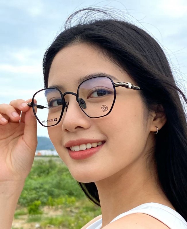 크롬하츠 빈티지 라운드 광학 안경 001-250695