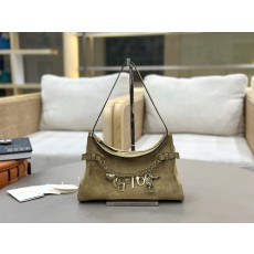 클로에 참스 스웨이드 호보백 001-251187