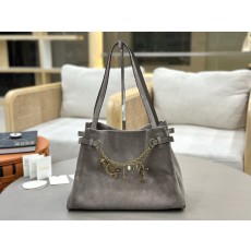 클로에 참스 스웨이드 호보백 001-251240