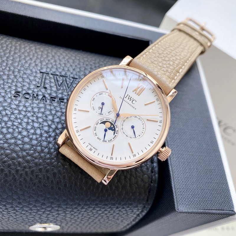 IWC 포르투기저 오토매틱 럭셔리 남성 시계 001-251279