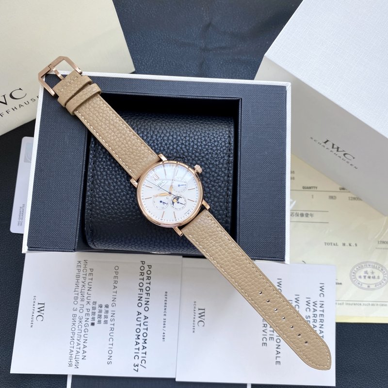 IWC 포르투기저 오토매틱 럭셔리 남성 시계 001-251279