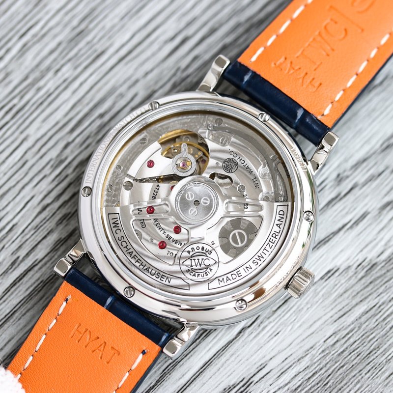 IWC 포르투기제 오토매틱 문페이즈 백케이스 시계 001-251289