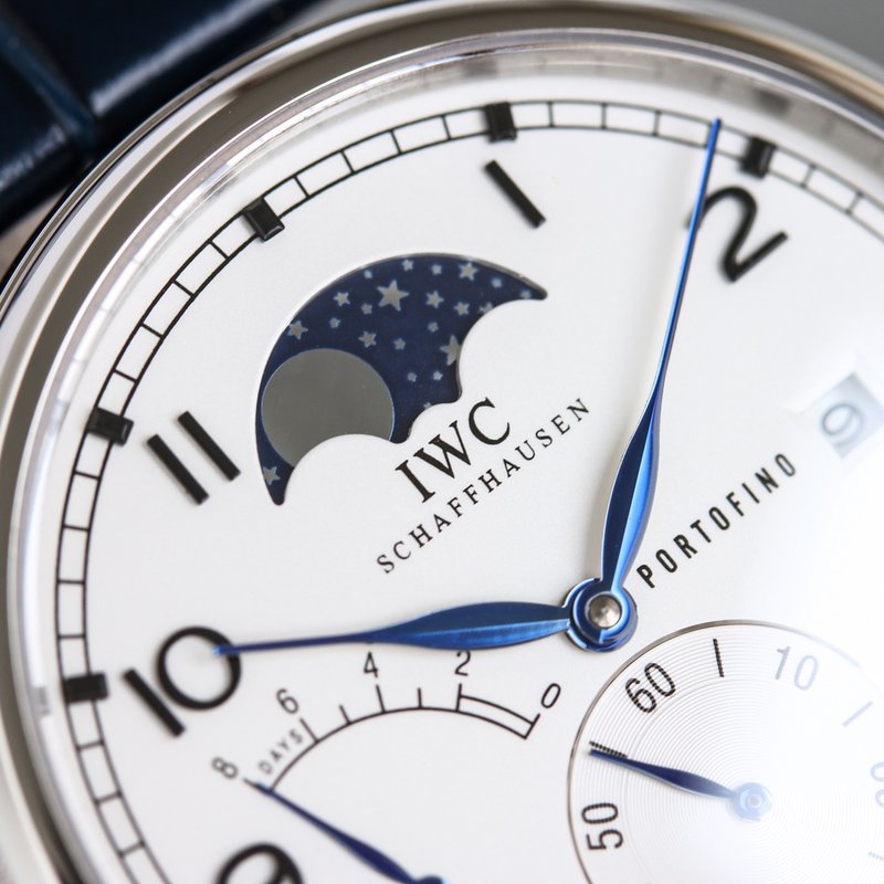 IWC 포르투기제 오토매틱 문페이즈 백케이스 시계 001-251289