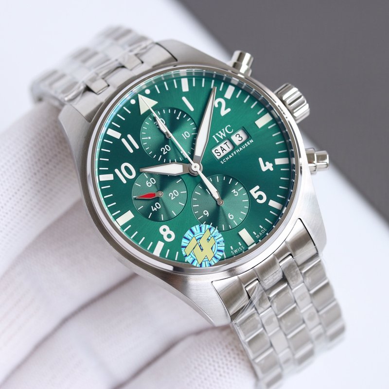 IWC 파일럿 크로노그래프 오매틱 남성 시계 001-251303