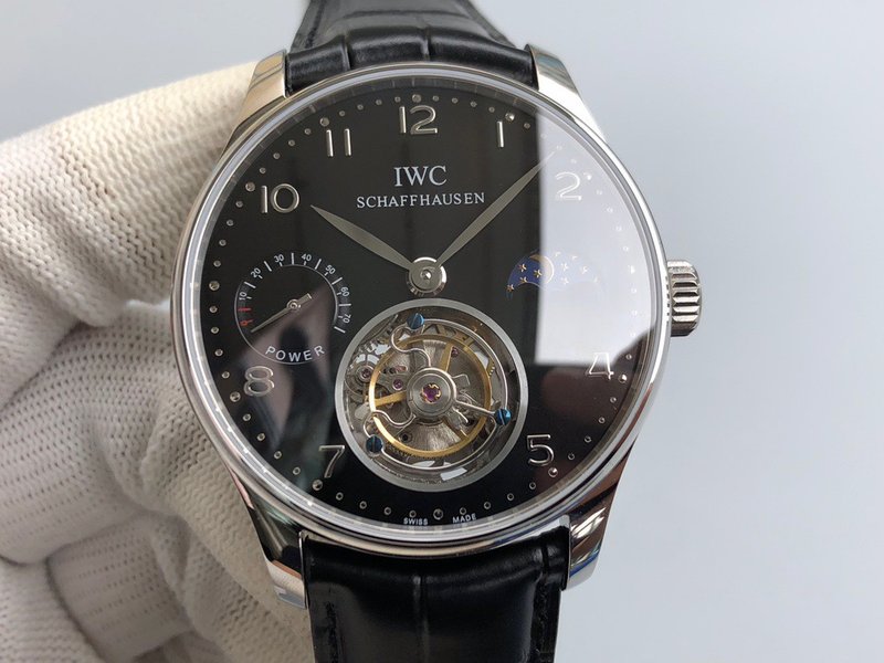 IWC 포르투기제 투르비옹 수동 기계식 시계 001-251308