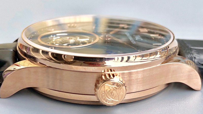 IWC 포르투기제 투르비옹 일월성신 오토매틱 시계 001-251312